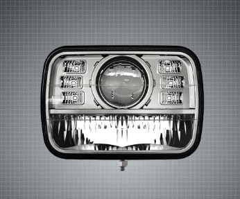 7英寸50W方形LED车前灯 BN-7050-SDB